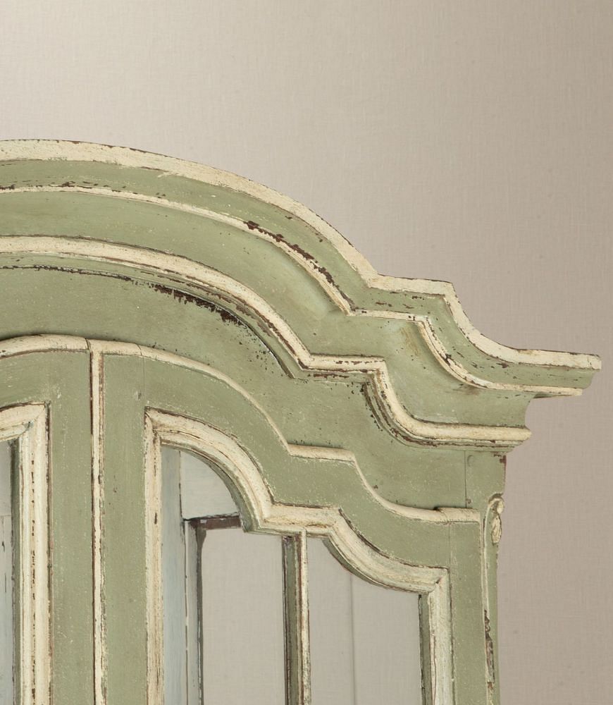 Late 19th Century French Painted Display Cabinet CU3642572