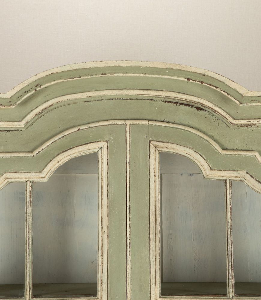 Late 19th Century French Painted Display Cabinet CU3642572