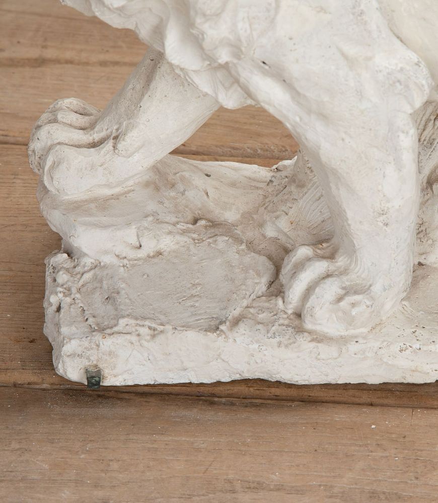 19th Century Plaster Lion DA022040