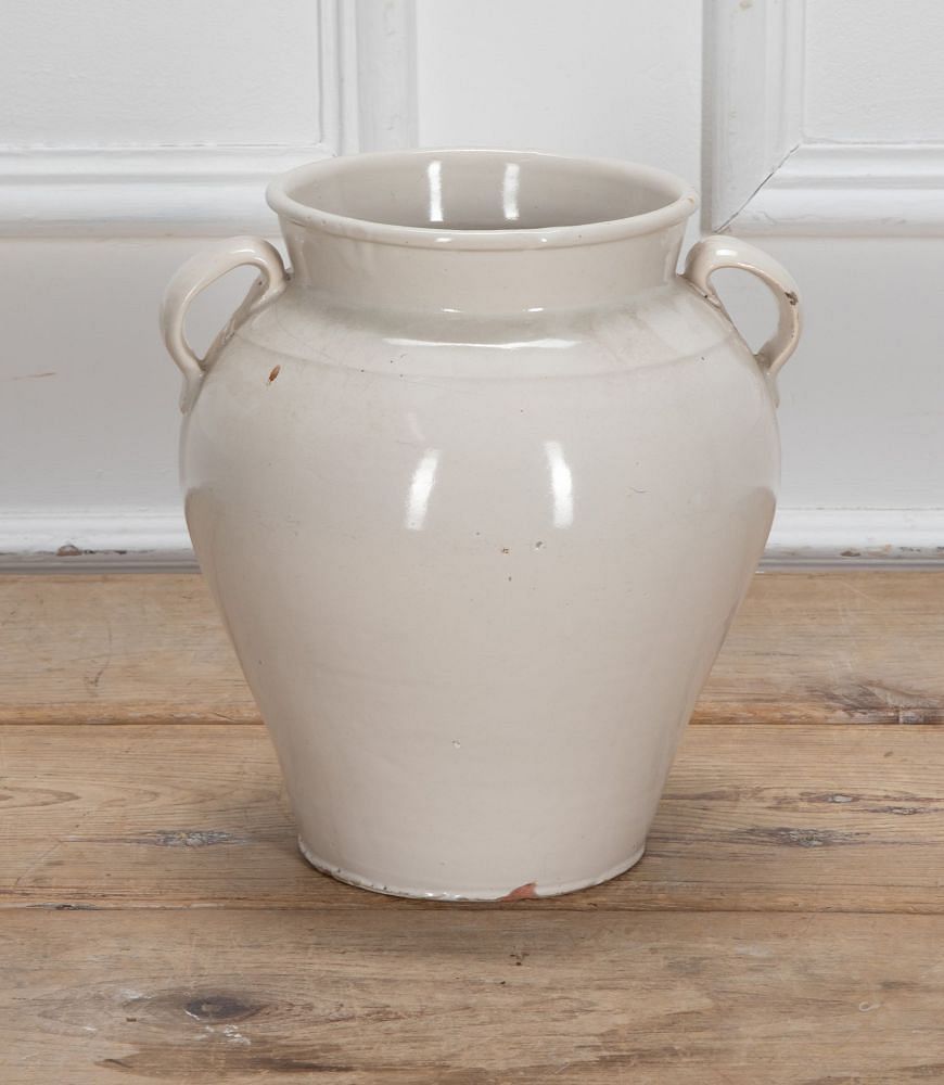 French 19th Century White Confit Jar DA0239573
