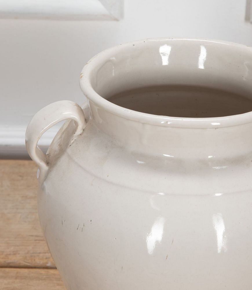 French 19th Century White Confit Jar DA0239573