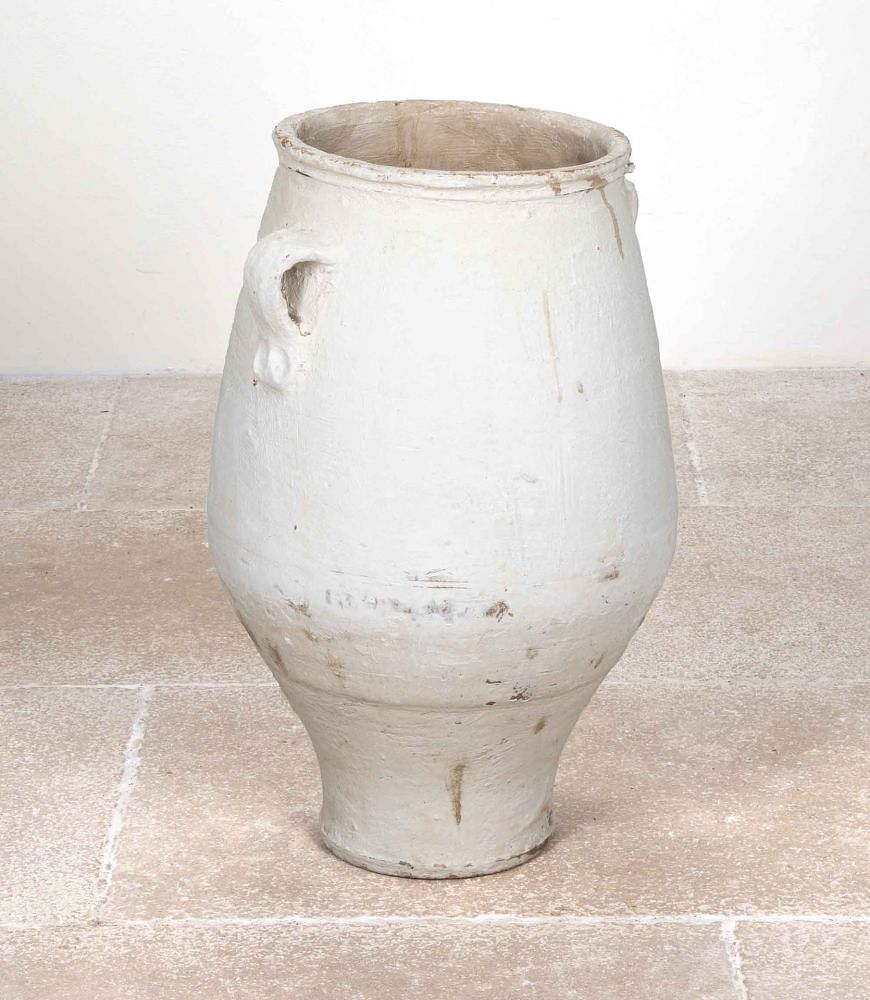 Large 19th Century Northern European White Olive Pot DA0241887