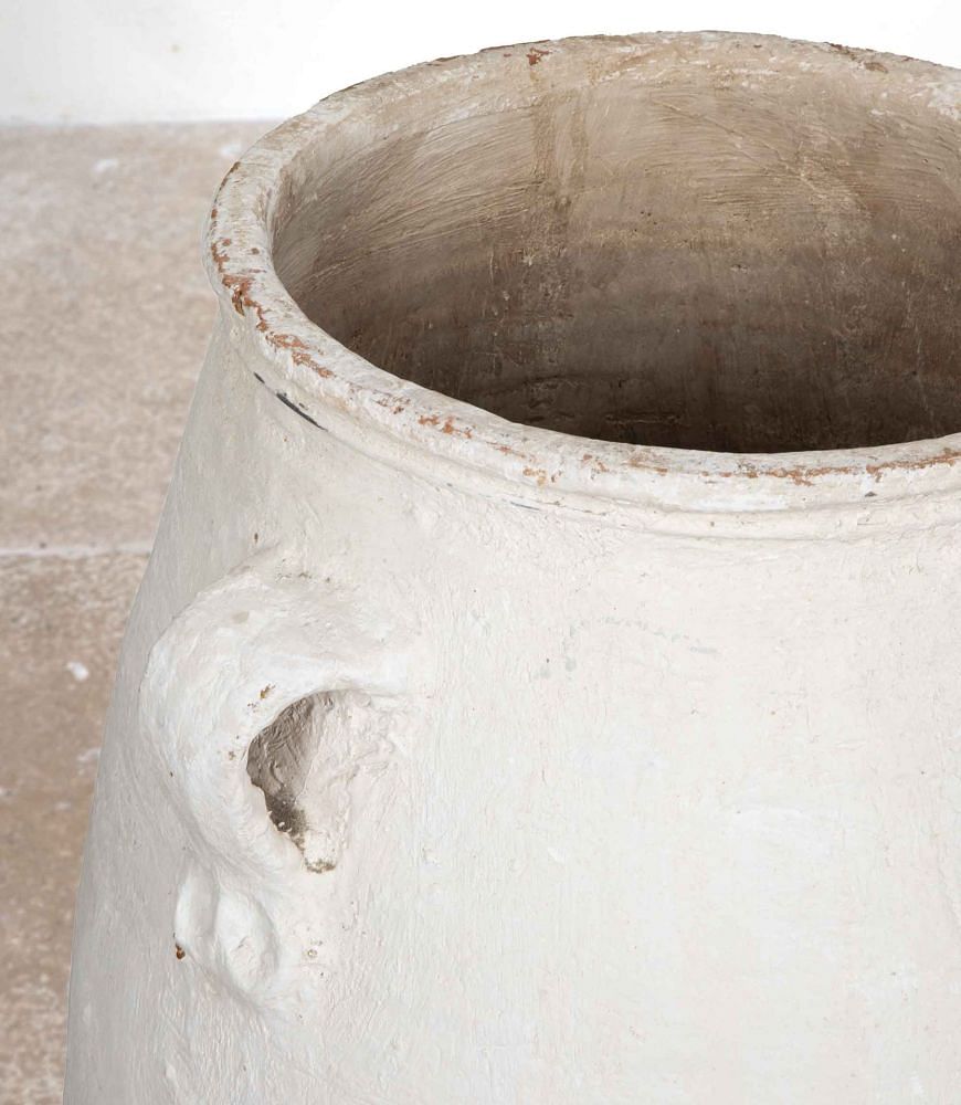 Large 19th Century Northern European White Olive Pot DA0241887