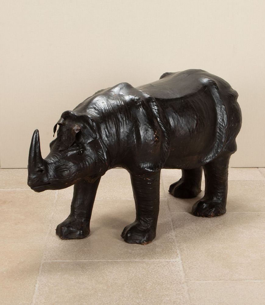 20th Century Indian Leather Rhinoceros DA0442819