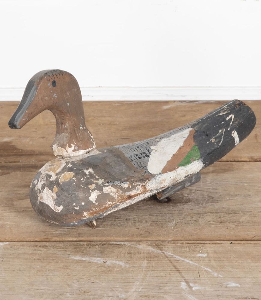 20th Century French Folk Art Decoy Duck DA1527904