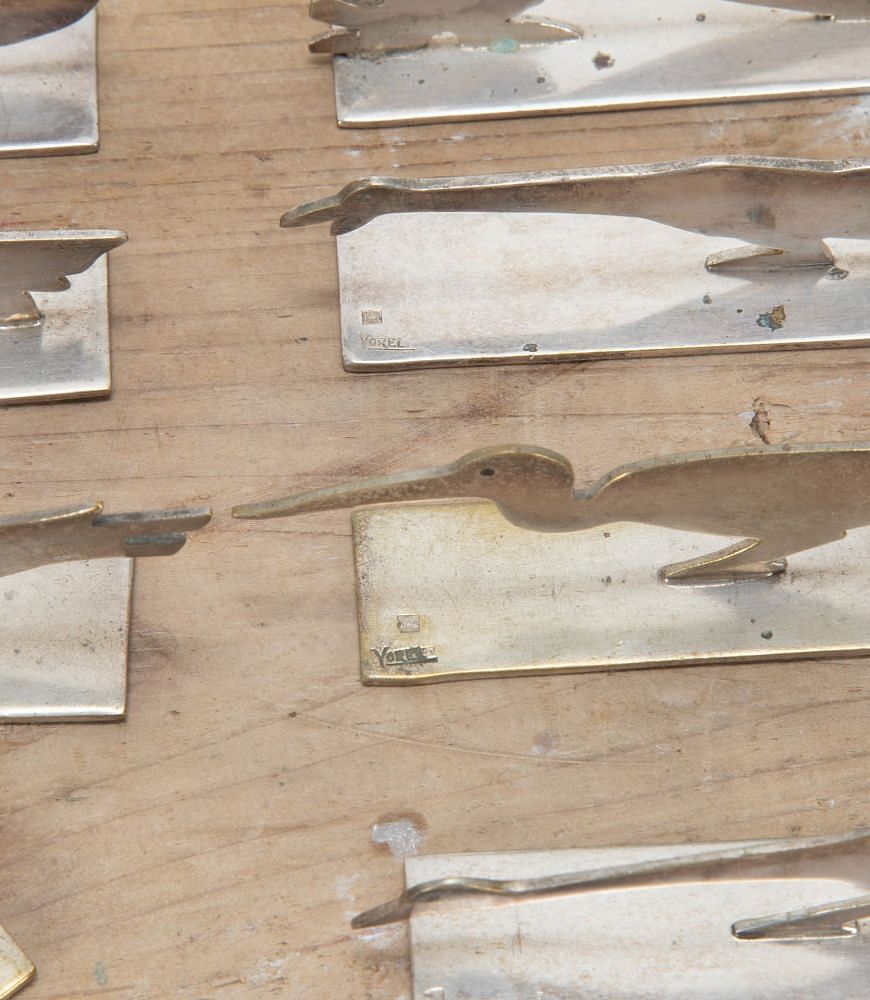 Set of Art Deco French Bird Knife Rests DA155470
