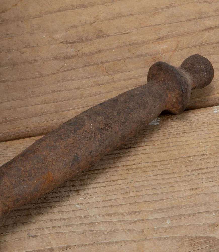 18th Century Cast Iron Pestle and Mortar DA202930