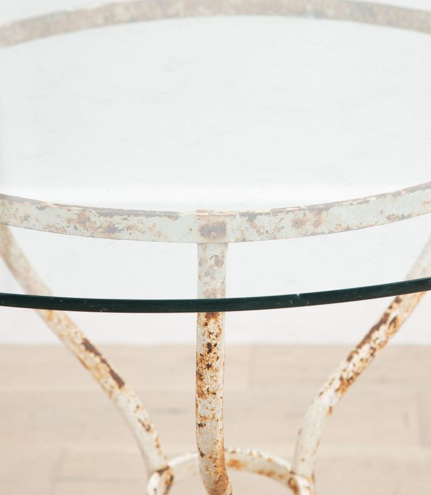 Contemporary Garden Table with Glass Top DA2035628