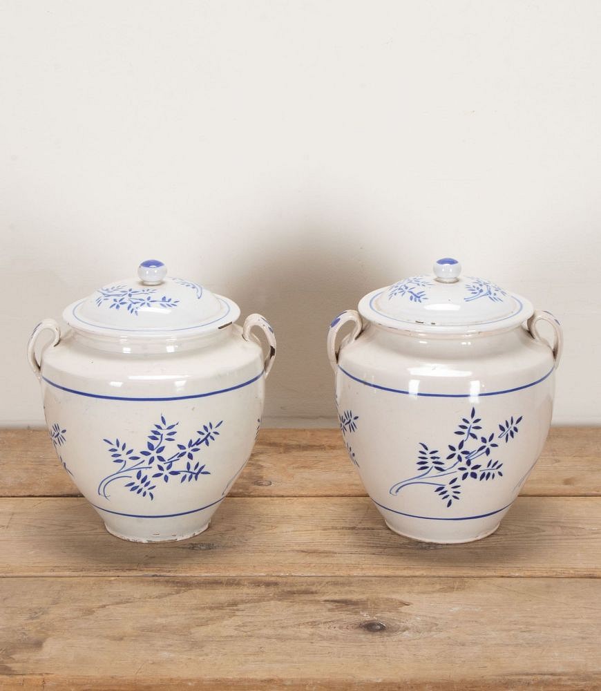 Pair of 19th Century French Confit Pots DA2342316