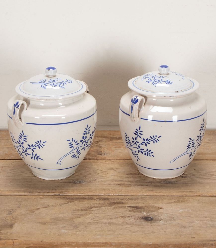 Pair of 19th Century French Confit Pots DA2342316