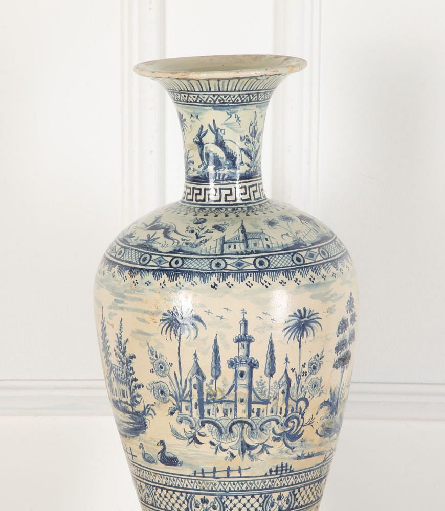 Large 20th Century Painted Spanish Vase DA2536809