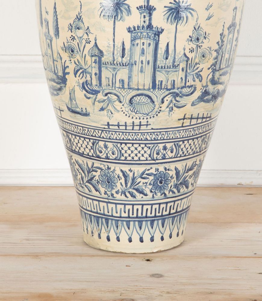 Large 20th Century Painted Spanish Vase DA2536809