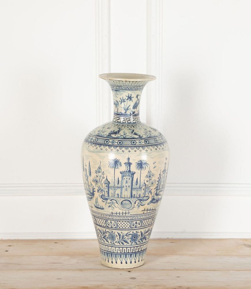 Large 20th Century Painted Spanish Vase DA2536809