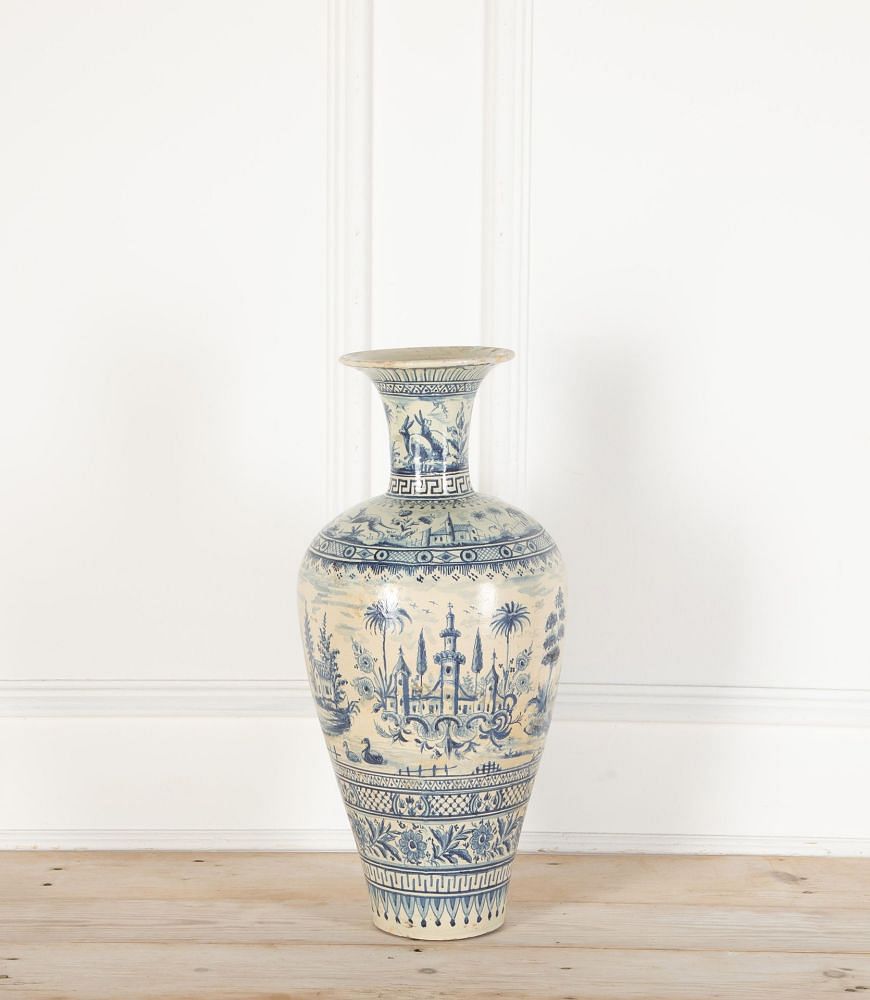 Large 20th Century Painted Spanish Vase DA2536809