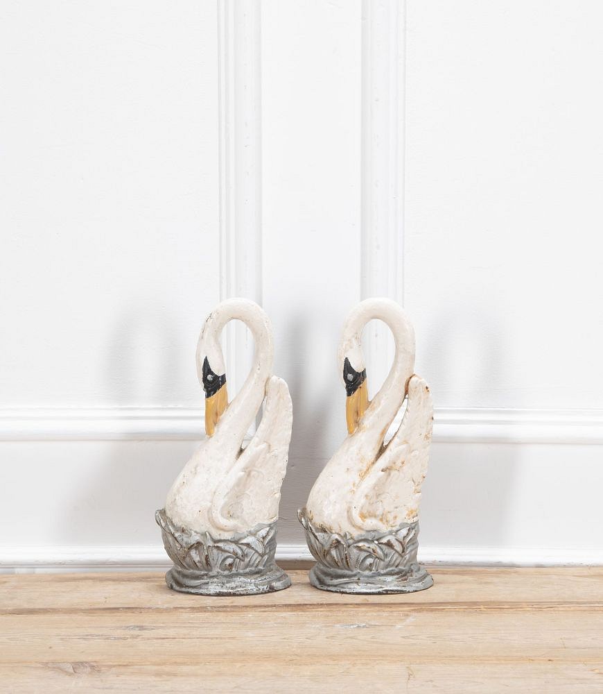 Pair of 19th Century Cast Iron Door Stops DA2537320