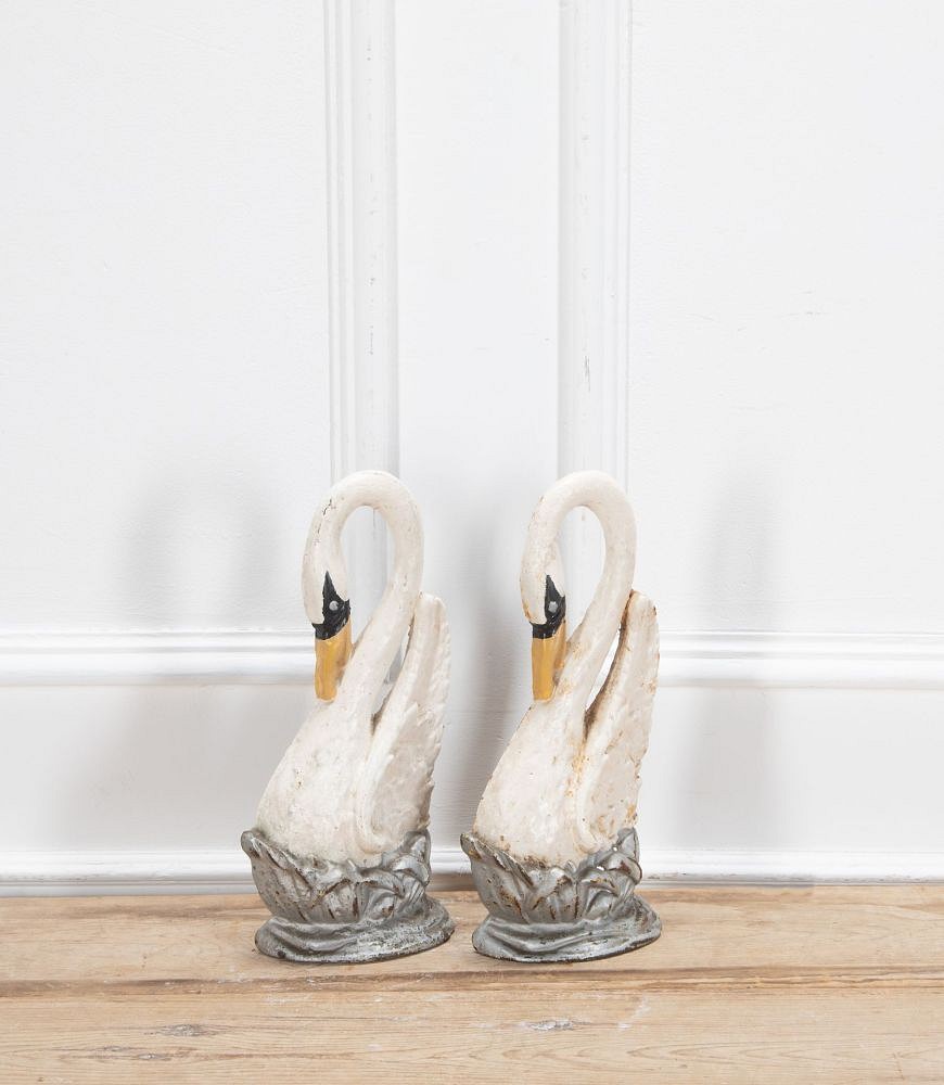 Pair of 19th Century Cast Iron Door Stops DA2537320