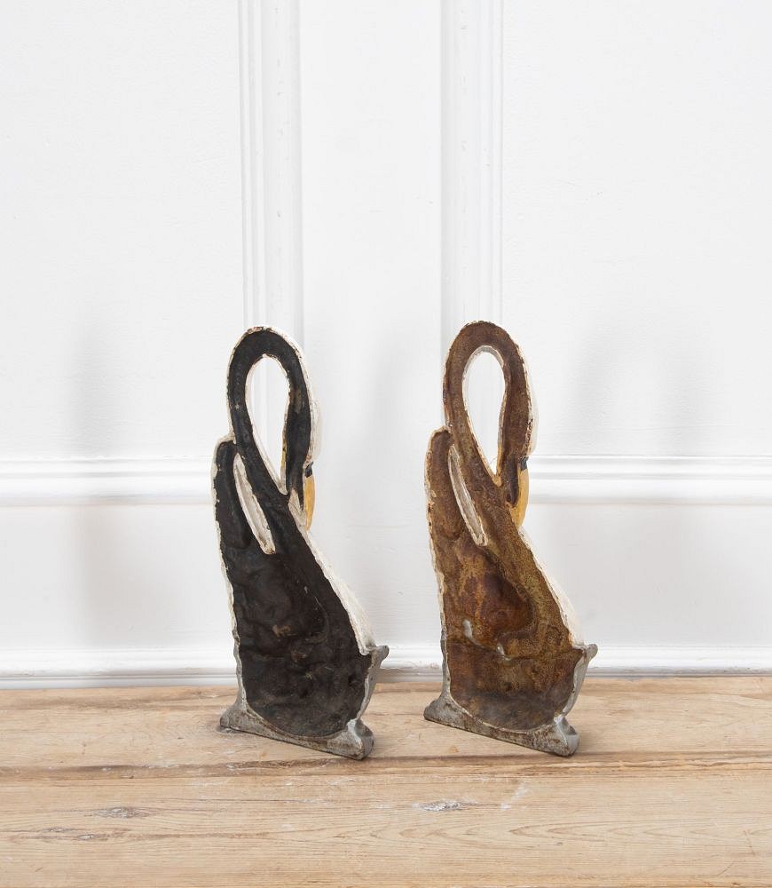 Pair of 19th Century Cast Iron Door Stops DA2537320