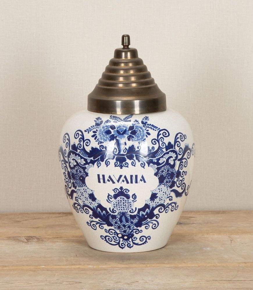 Late 19th Century Dutch 'Havana' Tobacco Jar DA2543256