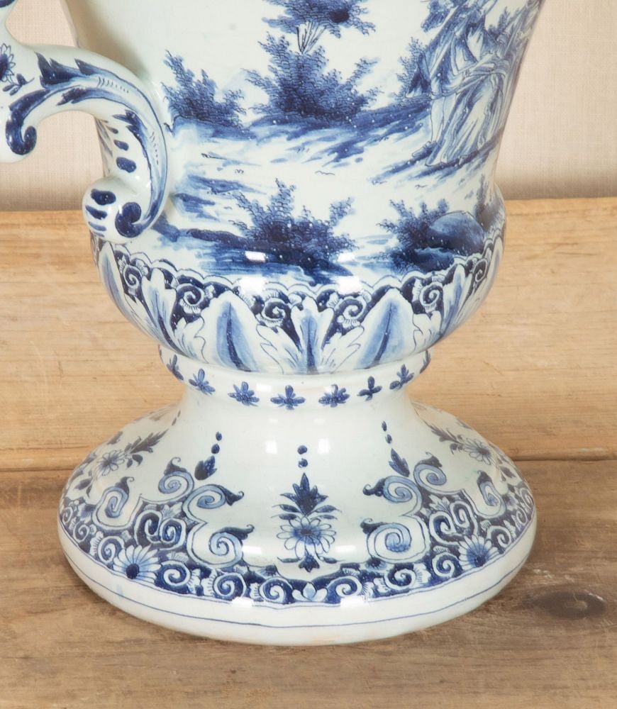 Early 20th Century Delft Urn with Handles DA2543442