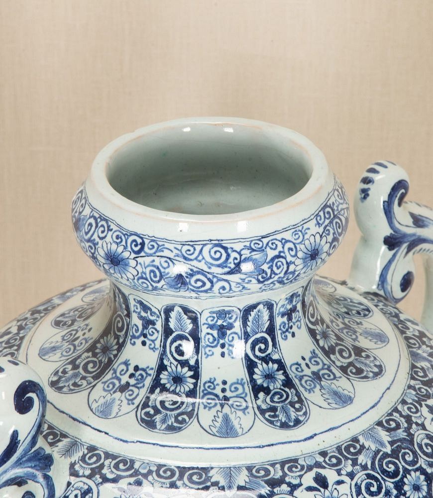 Early 20th Century Delft Urn with Handles DA2543442