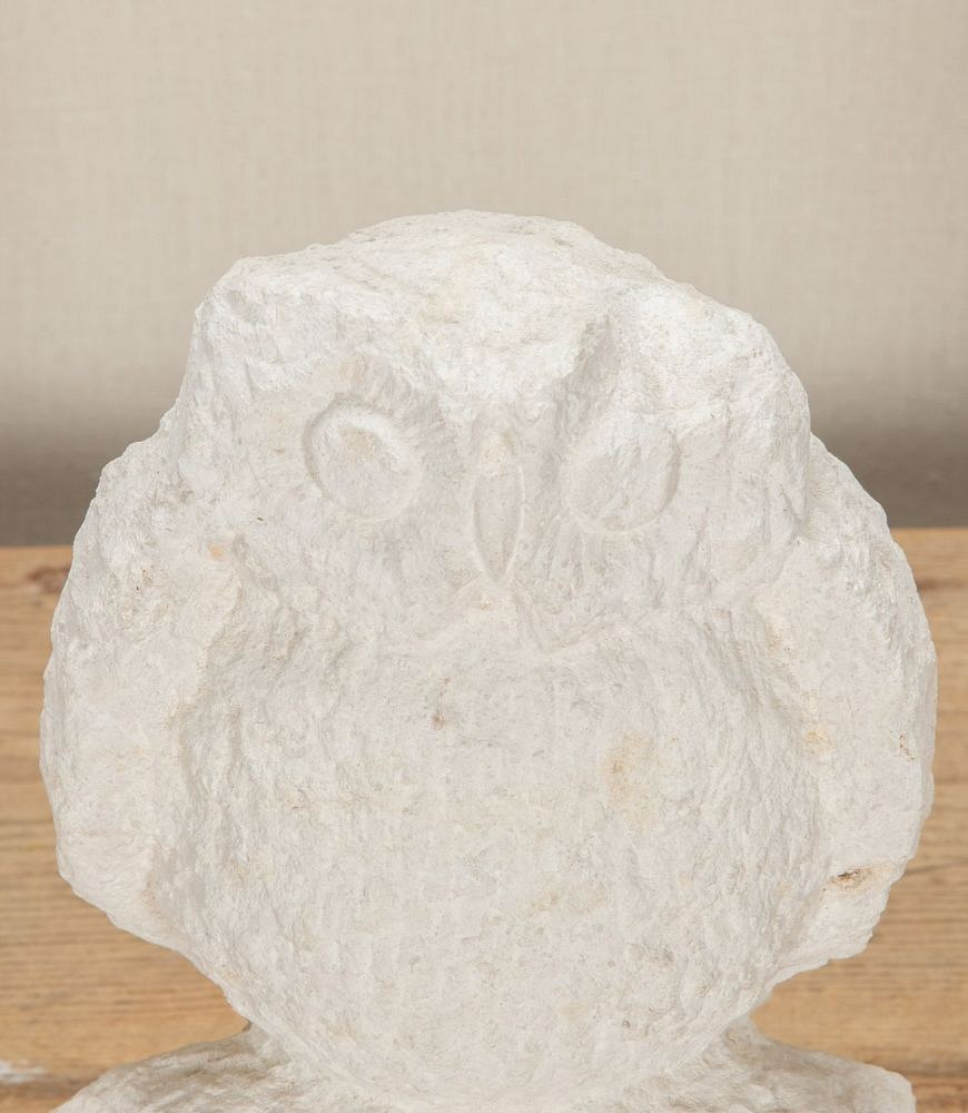 20th Century French Carved Stone Owl DA2642604