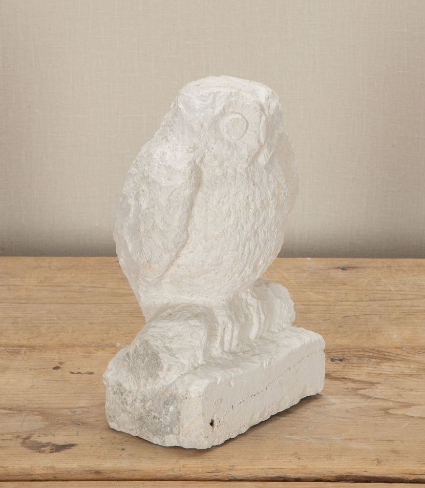 20th Century French Carved Stone Owl DA2642604