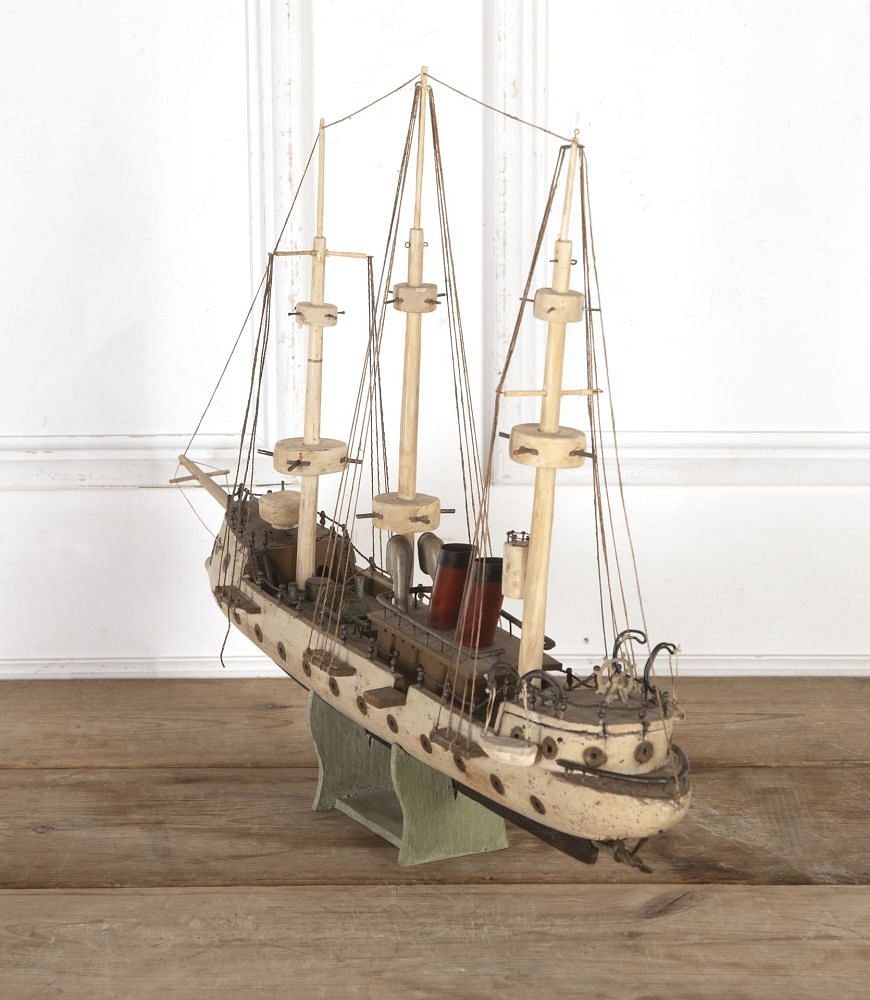Early 20th Century French Ship Model of the Amiral Baudin DA2816385