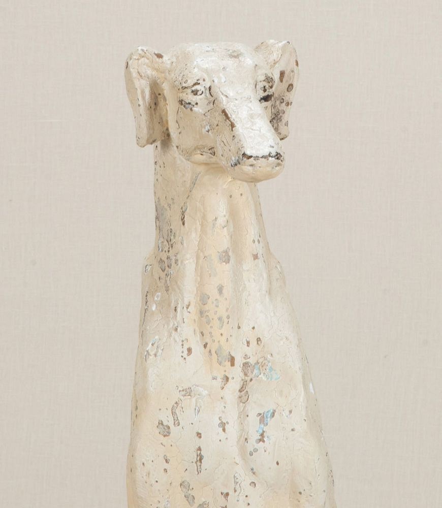 20th Century Italian Painted Plaster Greyhound DA2842884