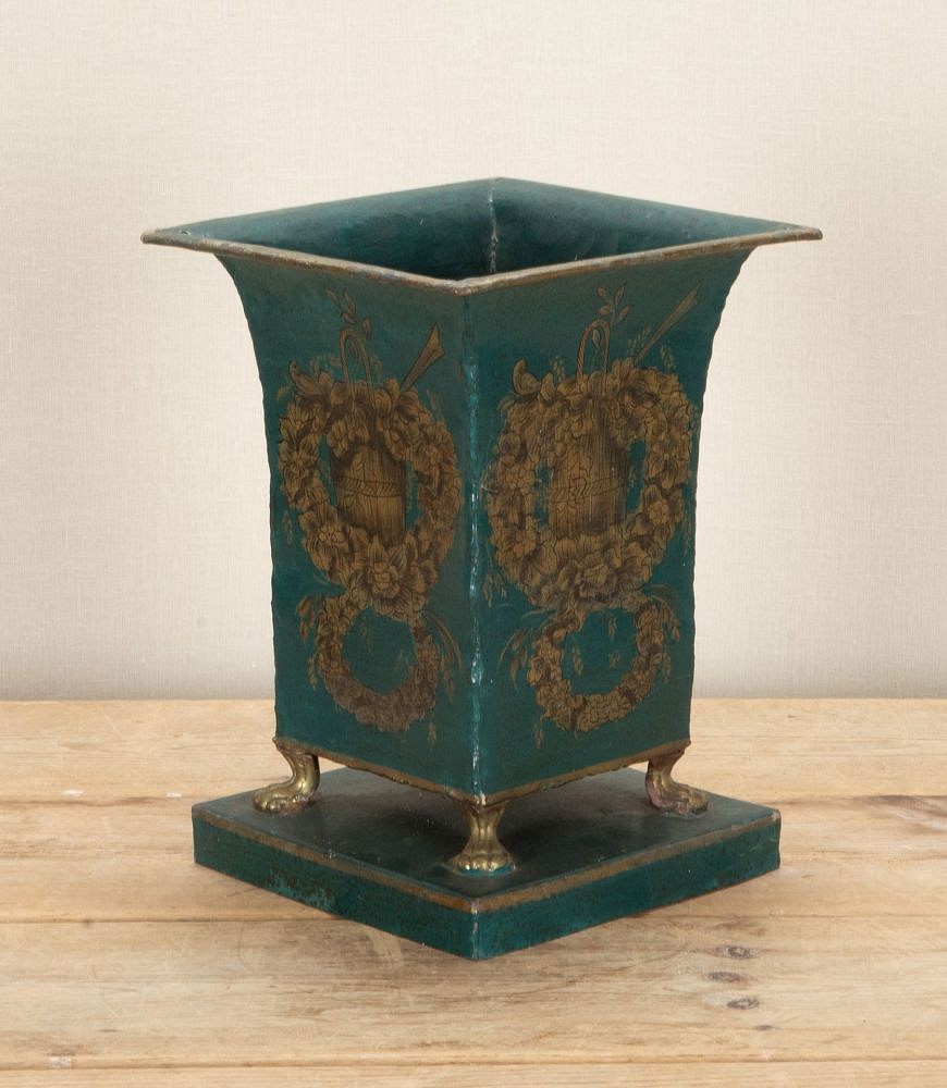 19th Century French Empire Toile Vase DA2842886