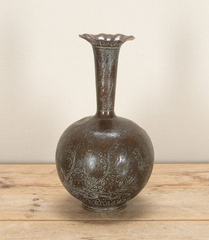 19th Century Anglo Indian Metalwork Vase DA2843372