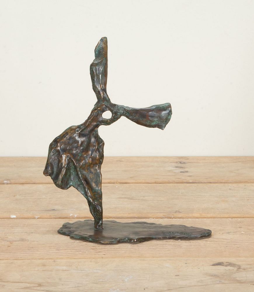 20th Century French Cast Bronze Sculpture of an Abstract Winged Figure DA2942505