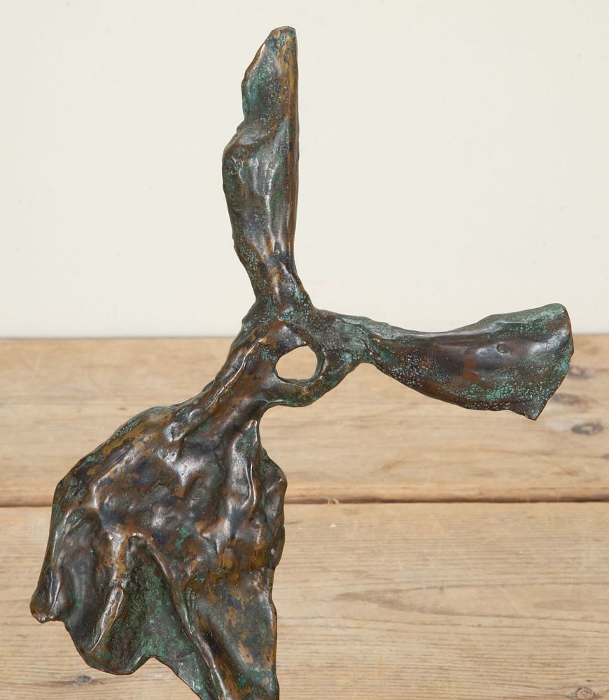 20th Century French Cast Bronze Sculpture of an Abstract Winged Figure DA2942505