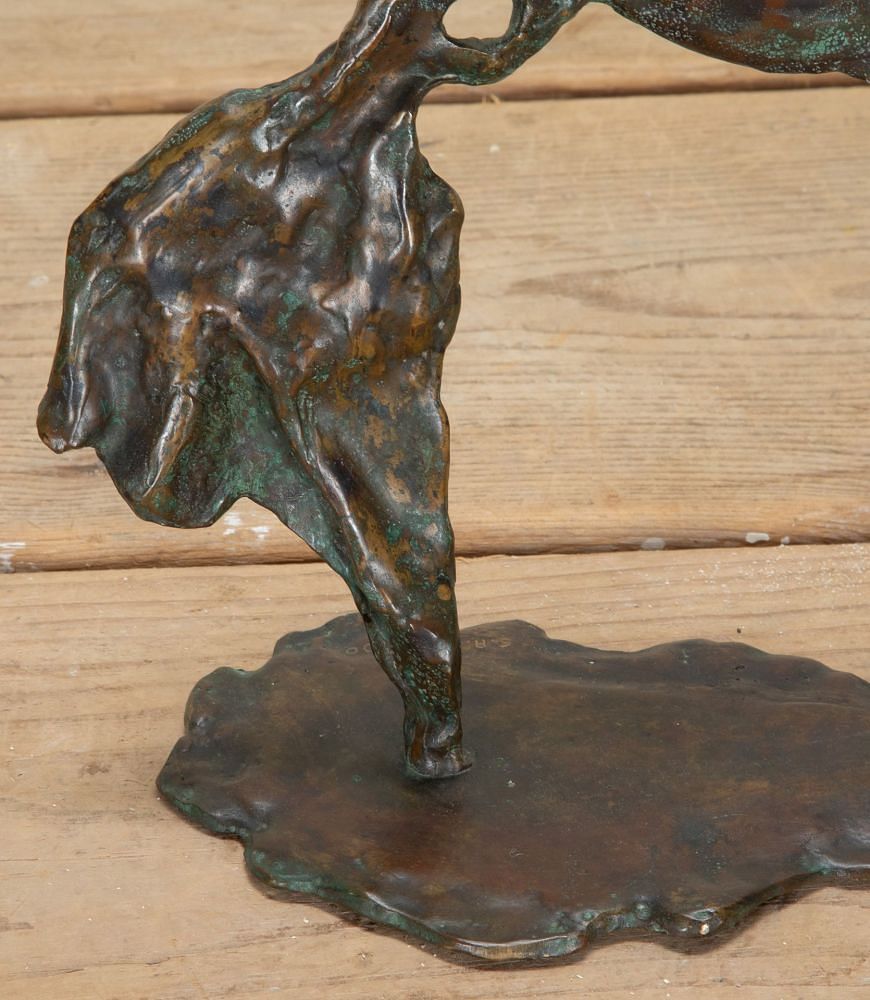 20th Century French Cast Bronze Sculpture of an Abstract Winged Figure DA2942505