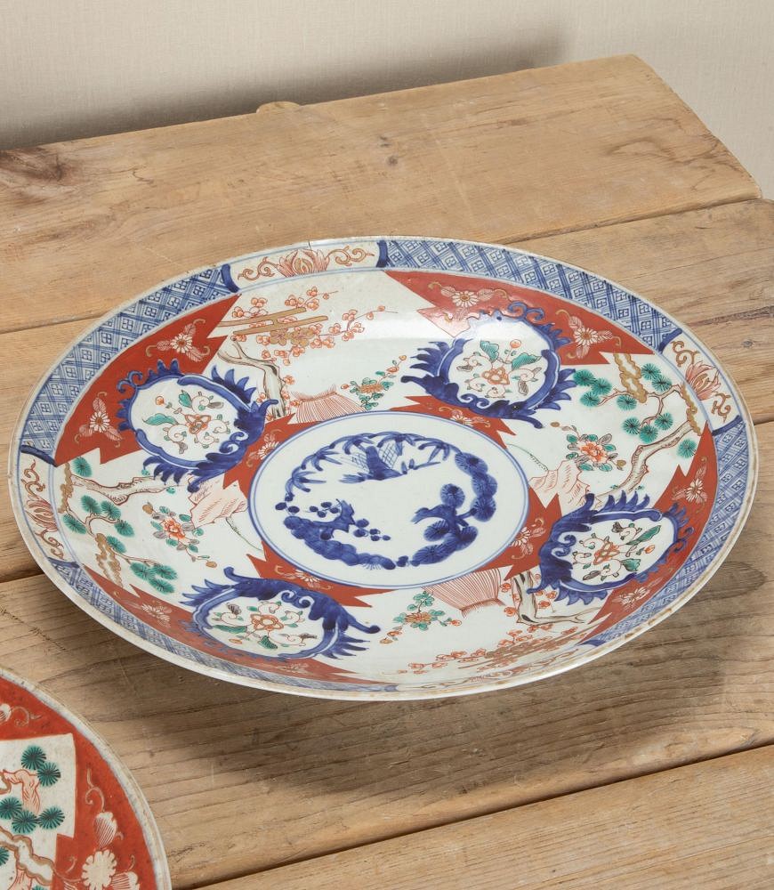 Set of Four Large 19th Century Japanese Imari Dishes DA2943009