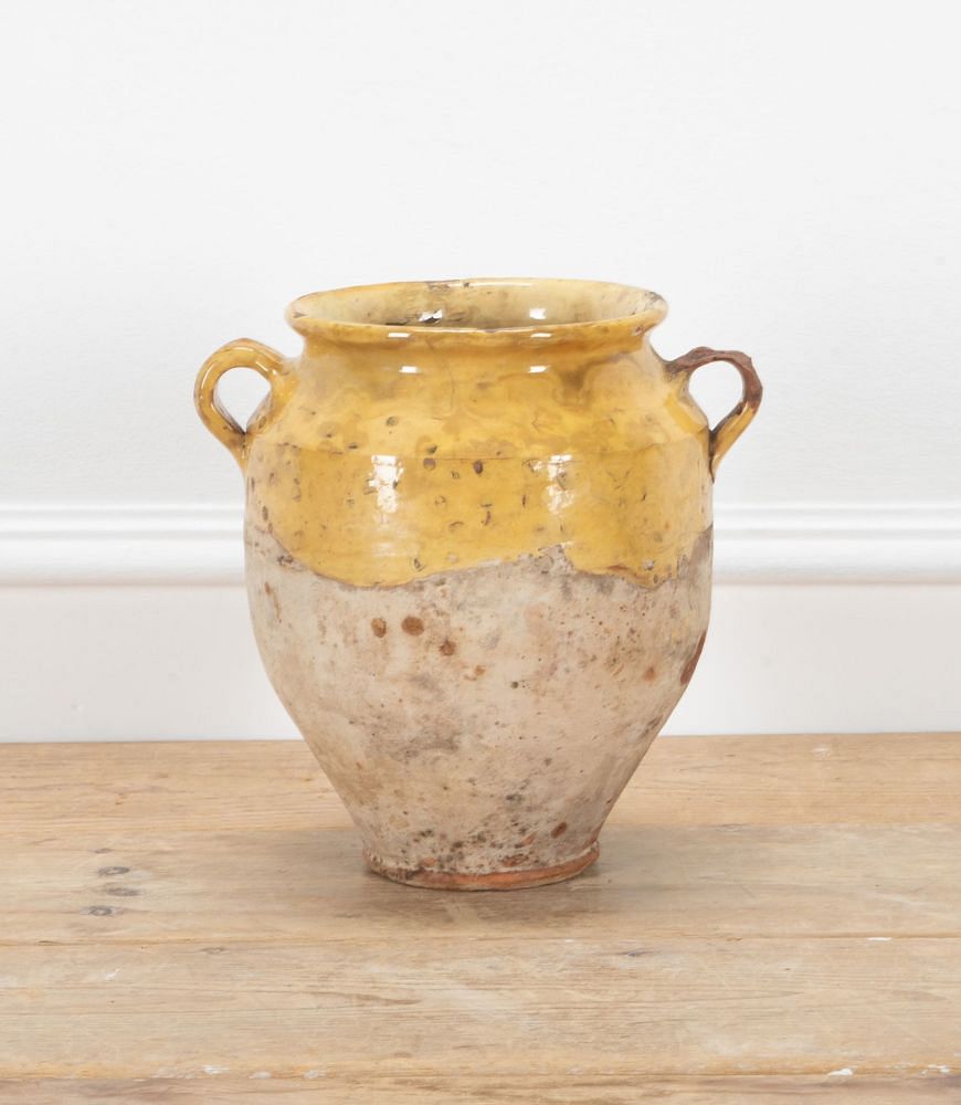 19th Century French Confit Pot with Handles DA3239187