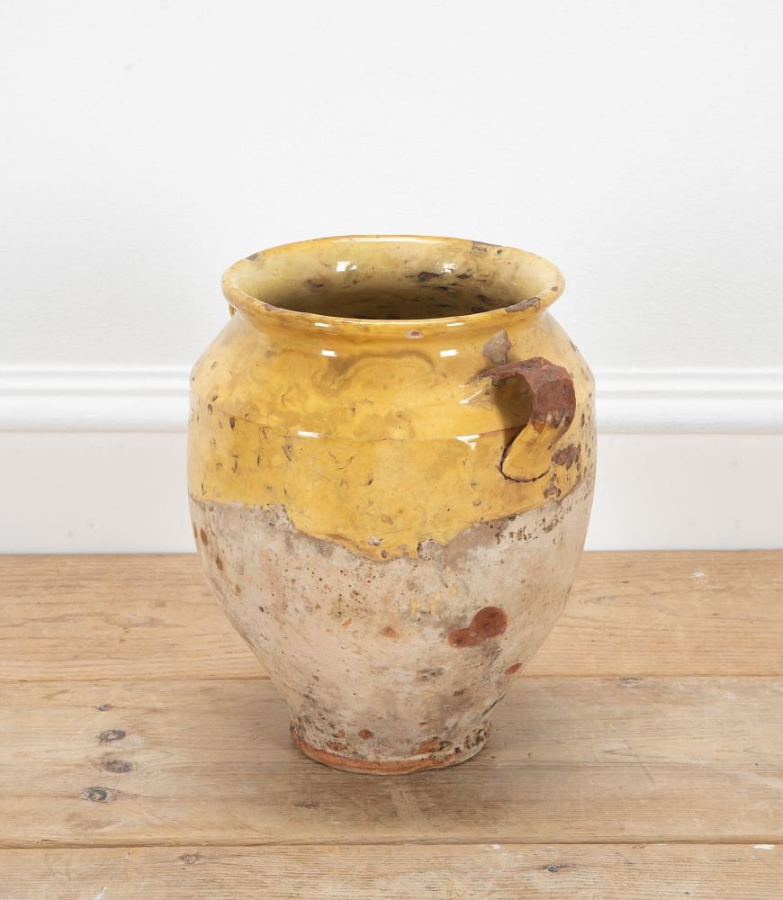19th Century French Confit Pot with Handles DA3239187
