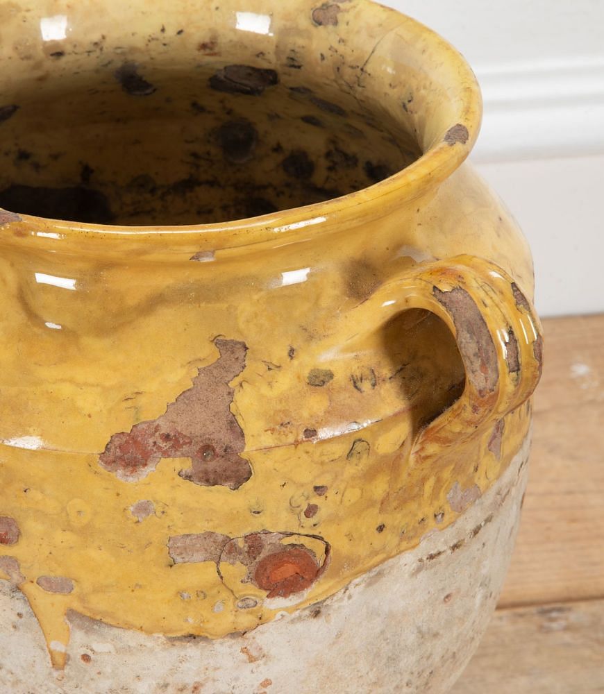19th Century French Confit Pot with Handles DA3239187