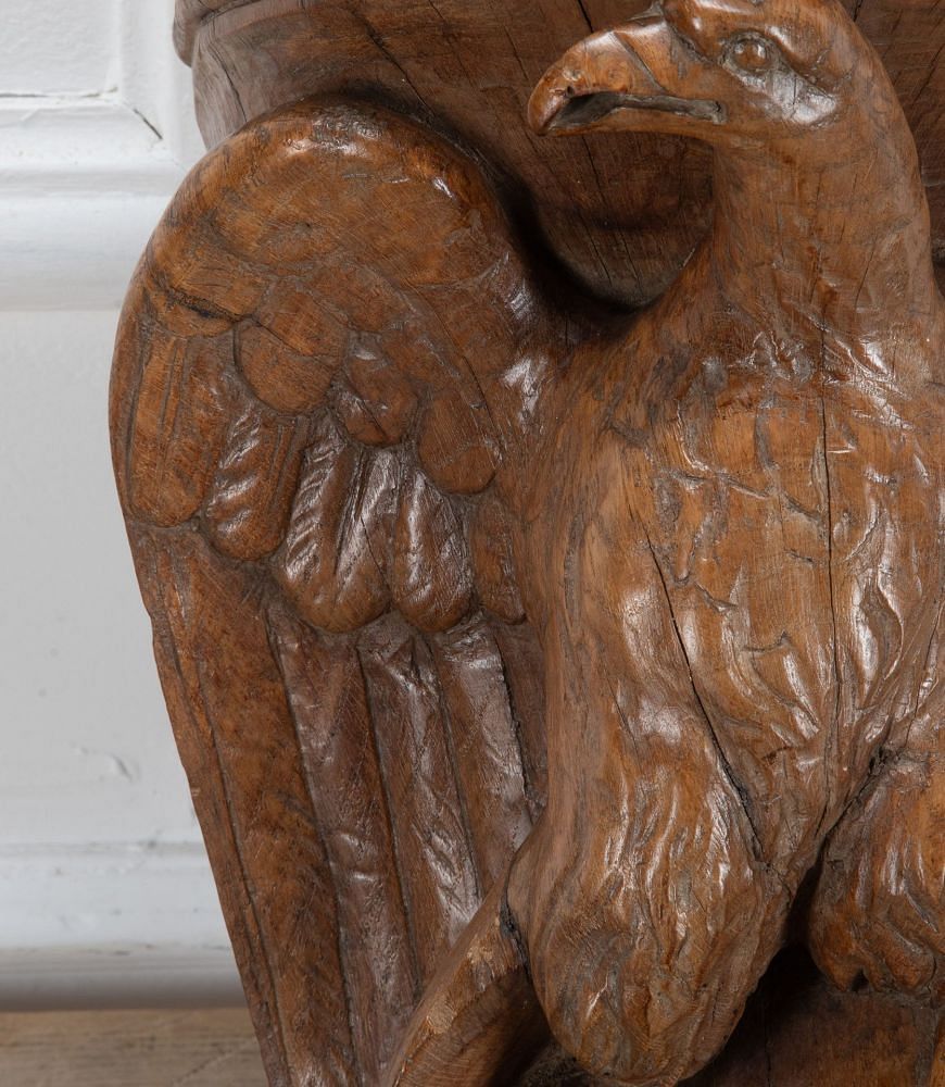 Late 18th Century Carved English Oak Eagle Corbel DA3439560