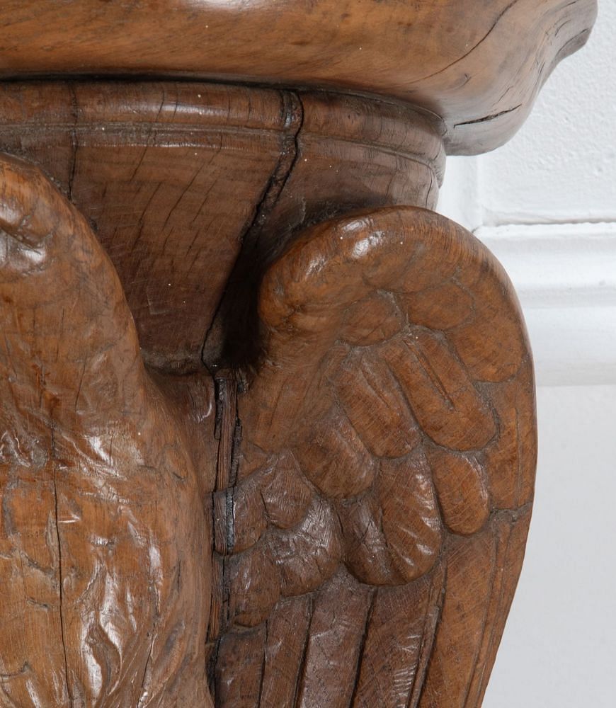 Late 18th Century Carved English Oak Eagle Corbel DA3439560
