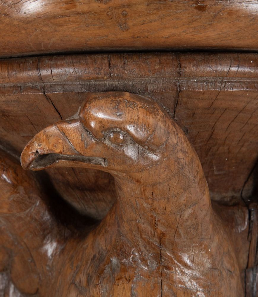 Late 18th Century Carved English Oak Eagle Corbel DA3439560