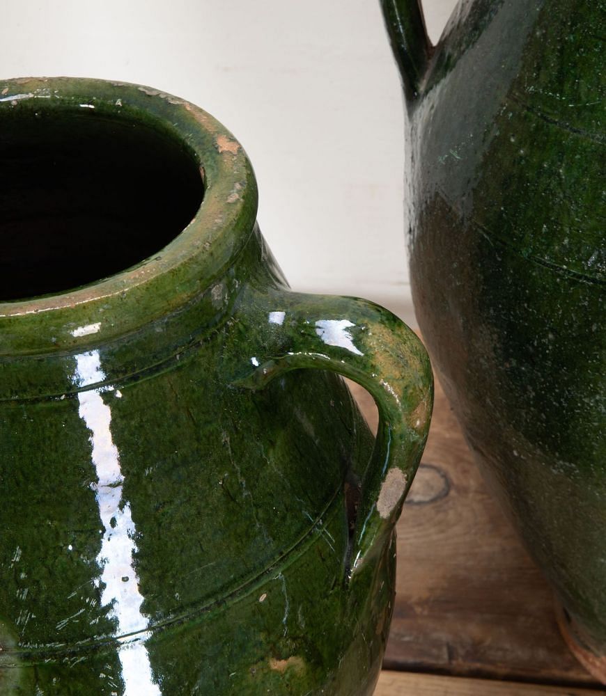 Trio of 19th Century Green Glaze Sardine Pots DA3442320