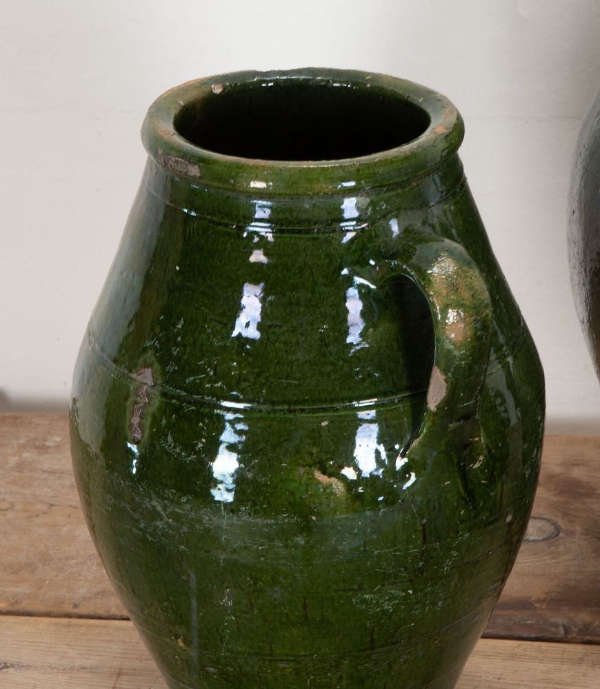 Trio of 19th Century Green Glaze Sardine Pots DA3442320