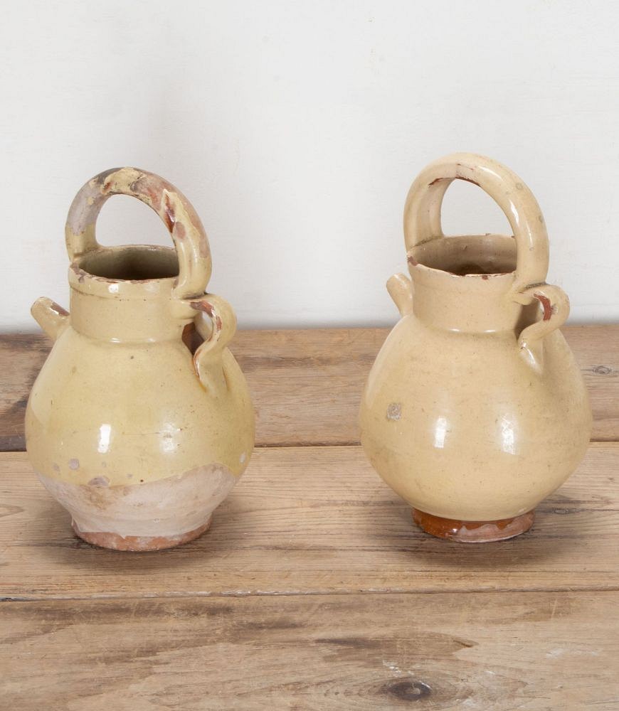 Pair of Small Late 19th Century Orjol Water Jars from Salon-de-Provence DA3442336