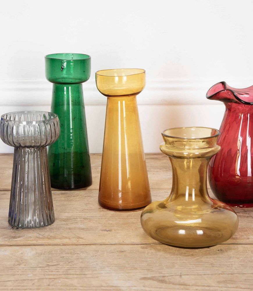 Collection of English Glass Hyacinth Vases DA3538024