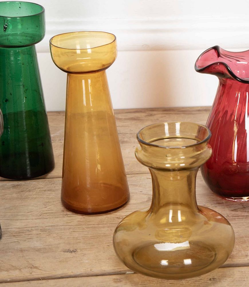 Collection of English Glass Hyacinth Vases DA3538024