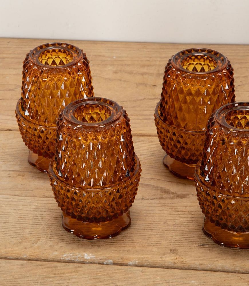 Mid-Century American Glass Tea Lights DA3540698