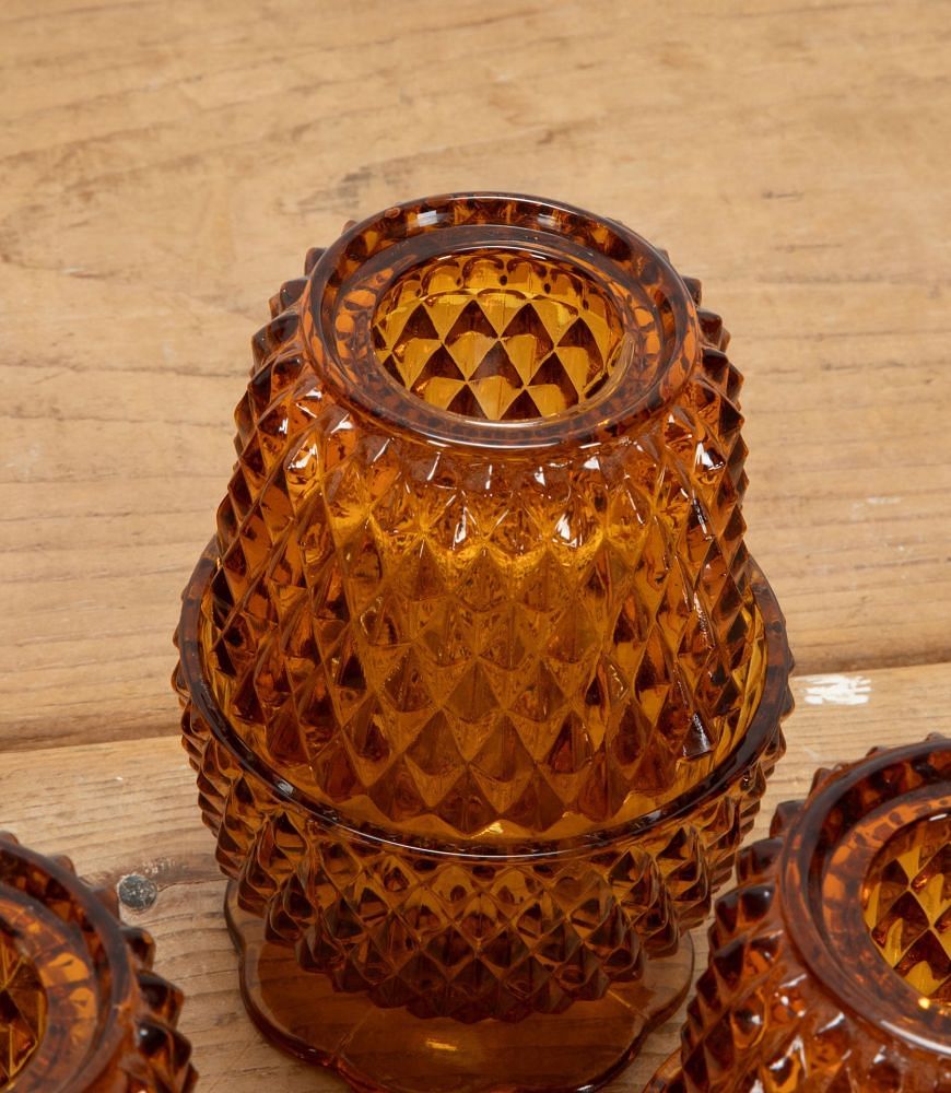Mid-Century American Glass Tea Lights DA3540698