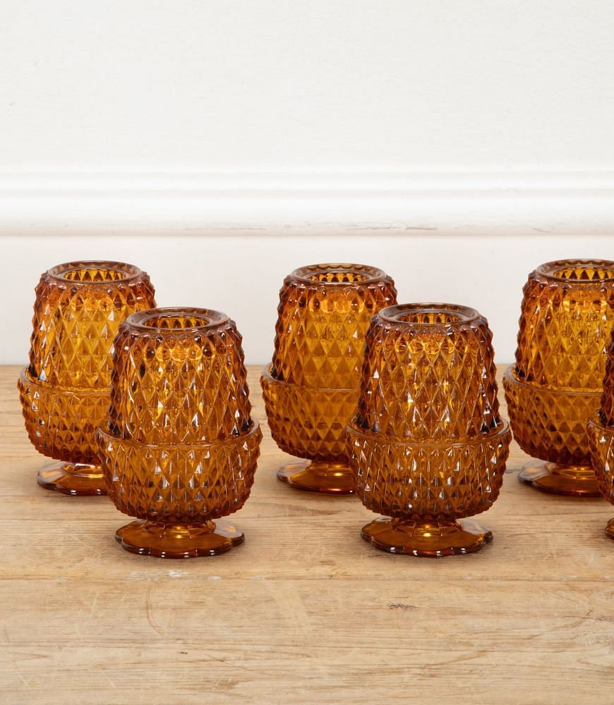Mid-Century American Glass Tea Lights DA3540698