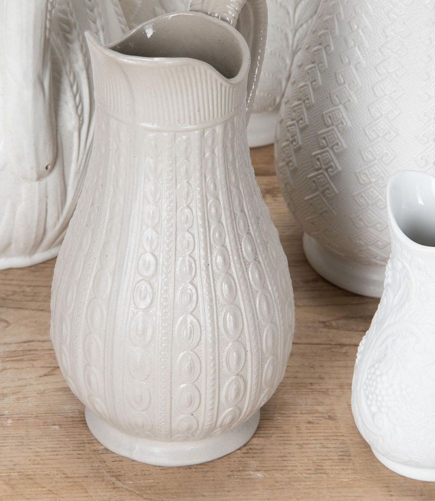 Set of Eight 19th Century English China Water Jug Collection by Dudson DA3541779
