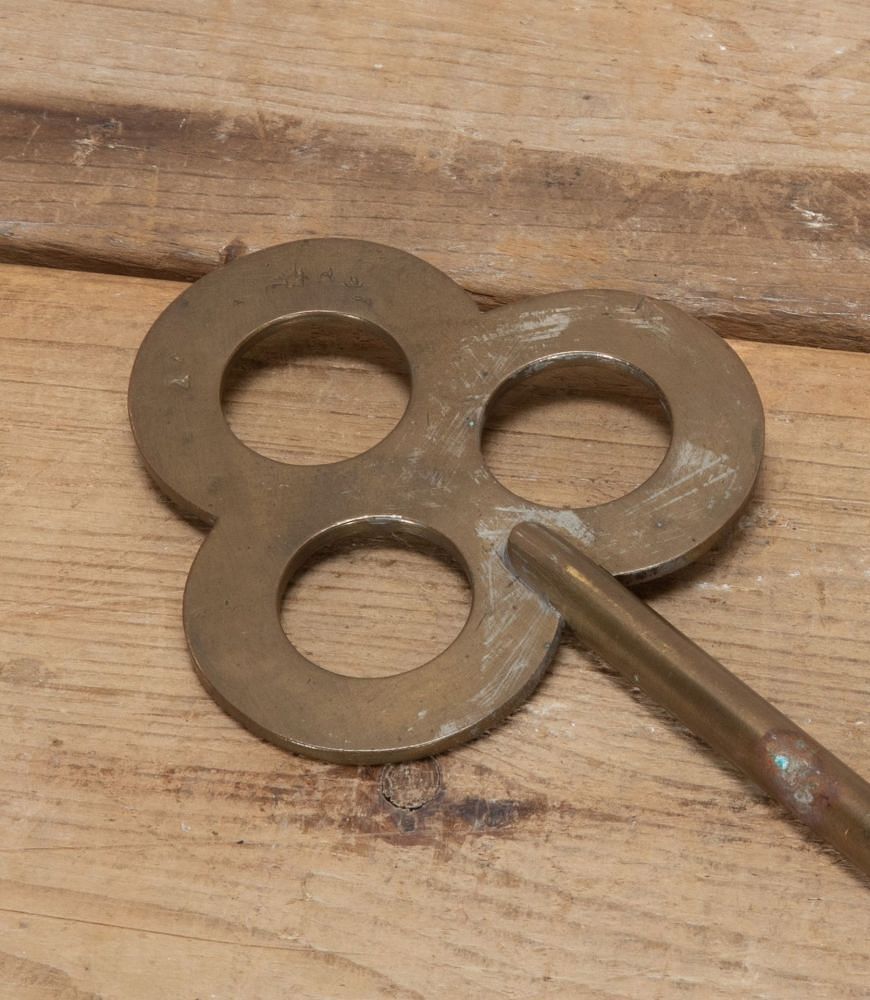 Large 20th Century Decorative Brass Key DA3743524